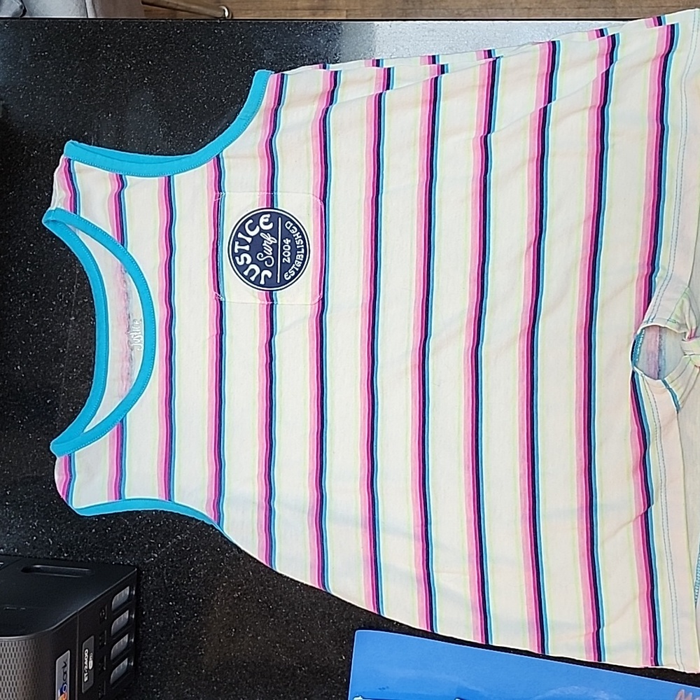 Justice tank top Size L